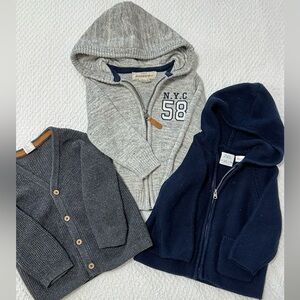 Zara / H&M 3pc sweater bundle Size 9-2yrs